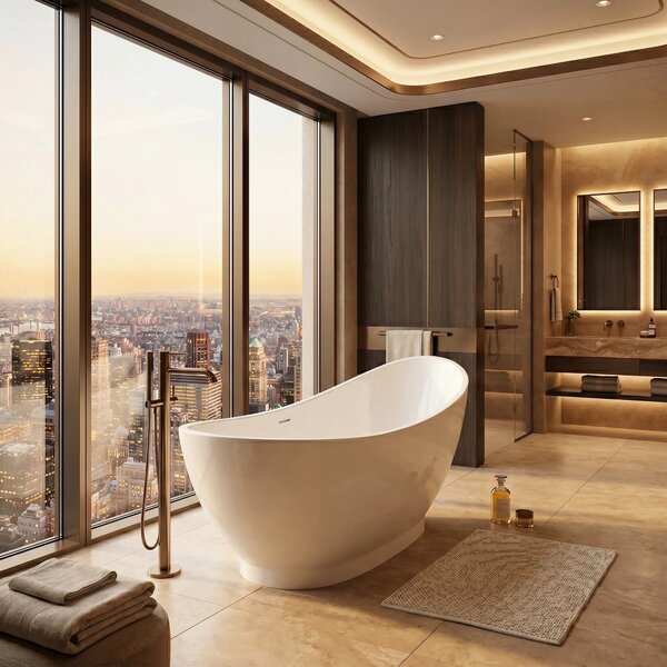 Vasca da bagno freestanding Rea Sorento 180
