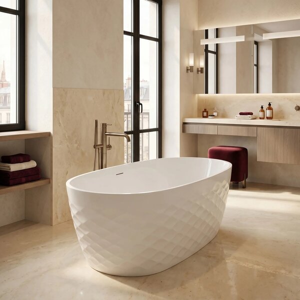 Vasca da bagno freestanding in acrilico GAJA 170