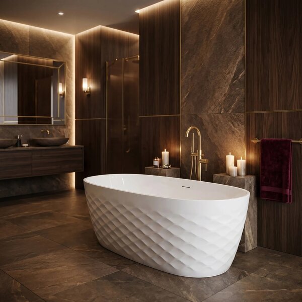 Vasca da bagno freestanding in acrilico GAJA 170