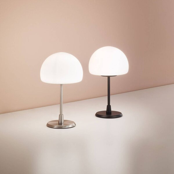 Fabas Luce Lampada da tavolo LED Gaia con touchdimmer, cromo