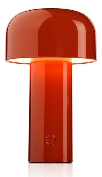 FLOS Bellhop lampada da tavolo LED ricaricabile rosso mattone