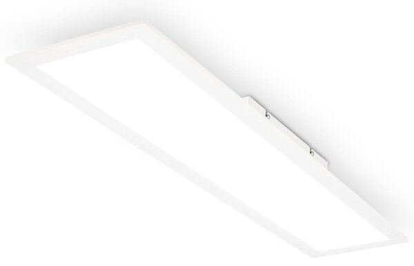 BRILONER SIMPLE LED plafoniera per bagno, IP44 protezione dagli spruzzi d'acqua, luce bianca neutra, bianco, 78 x 18 x 6,5 cm