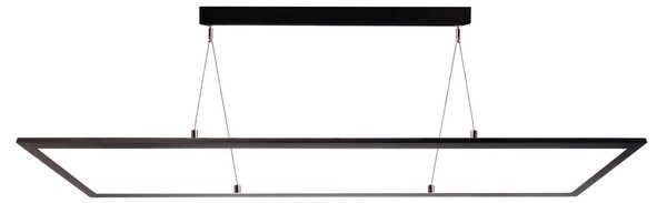 Deko-Light LED a sospensione 3422, angolare, dip-switch, nero dimmerabile, Nero, Studio / Ufficio, Alluminio, Moderno