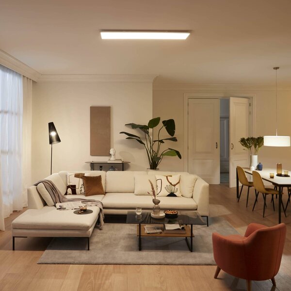 Philips Pannello LED Touch, dimmerabile, Bianco / Opale, Studio / Ufficio, Metallo, Plafoniera LED