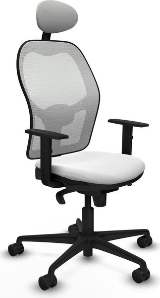 Sedia da ufficio con poggiatesta Jorquera Piqueras y Crespo 1D036N1 Bianco