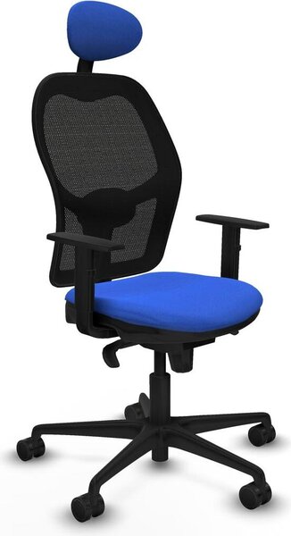 Sedia da ufficio con poggiatesta Jorquera Piqueras y Crespo 1D036N1 Blu