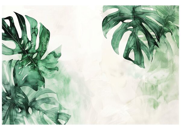 Carta da parati – Foglie enormi di monstera