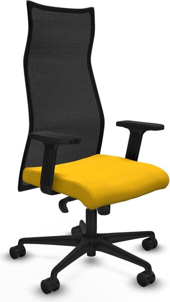 Sedia da ufficio Piqueras y Crespo B2D036N Giallo