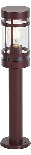 Lampada da esterno moderna rosso scuro 50 cm IP44 - Gleam